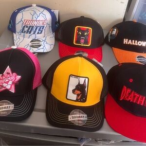 6 snapback animal movie promo hat bundle halloween death row thunder cats aop
